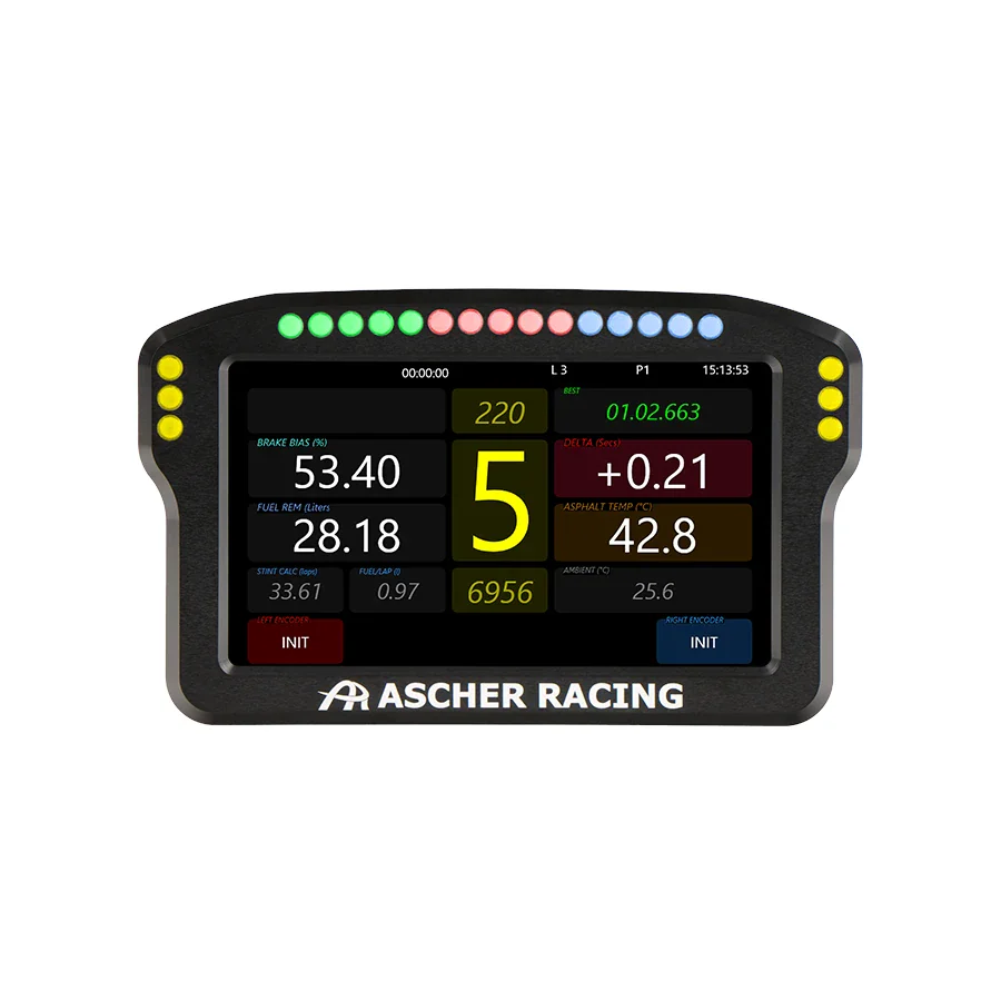 Ascher Racing Dashboard - 5" Touchscreen