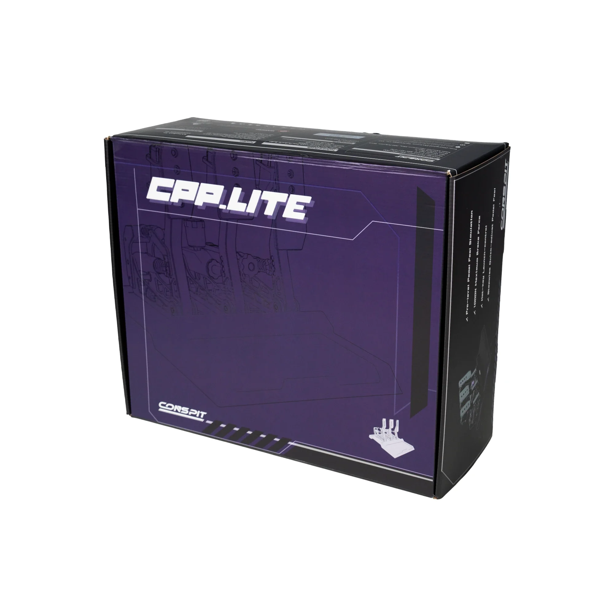 Conspit CPP Lite Hydraulic Haptic 2 Pedal Set - Image 5