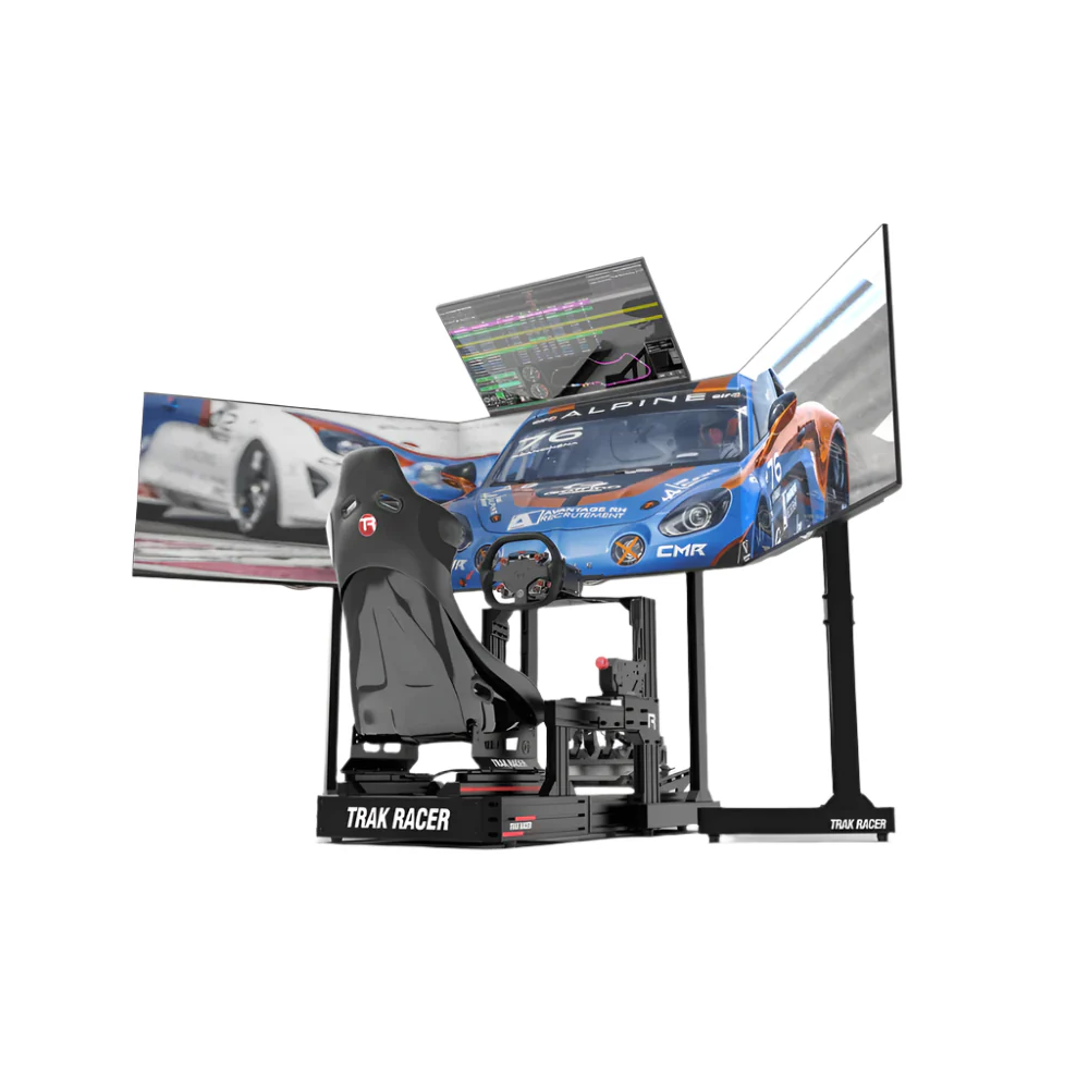 Trak Racer Freestanding Quad (4) Monitor Stand with Extra Leg Supports - Image 2