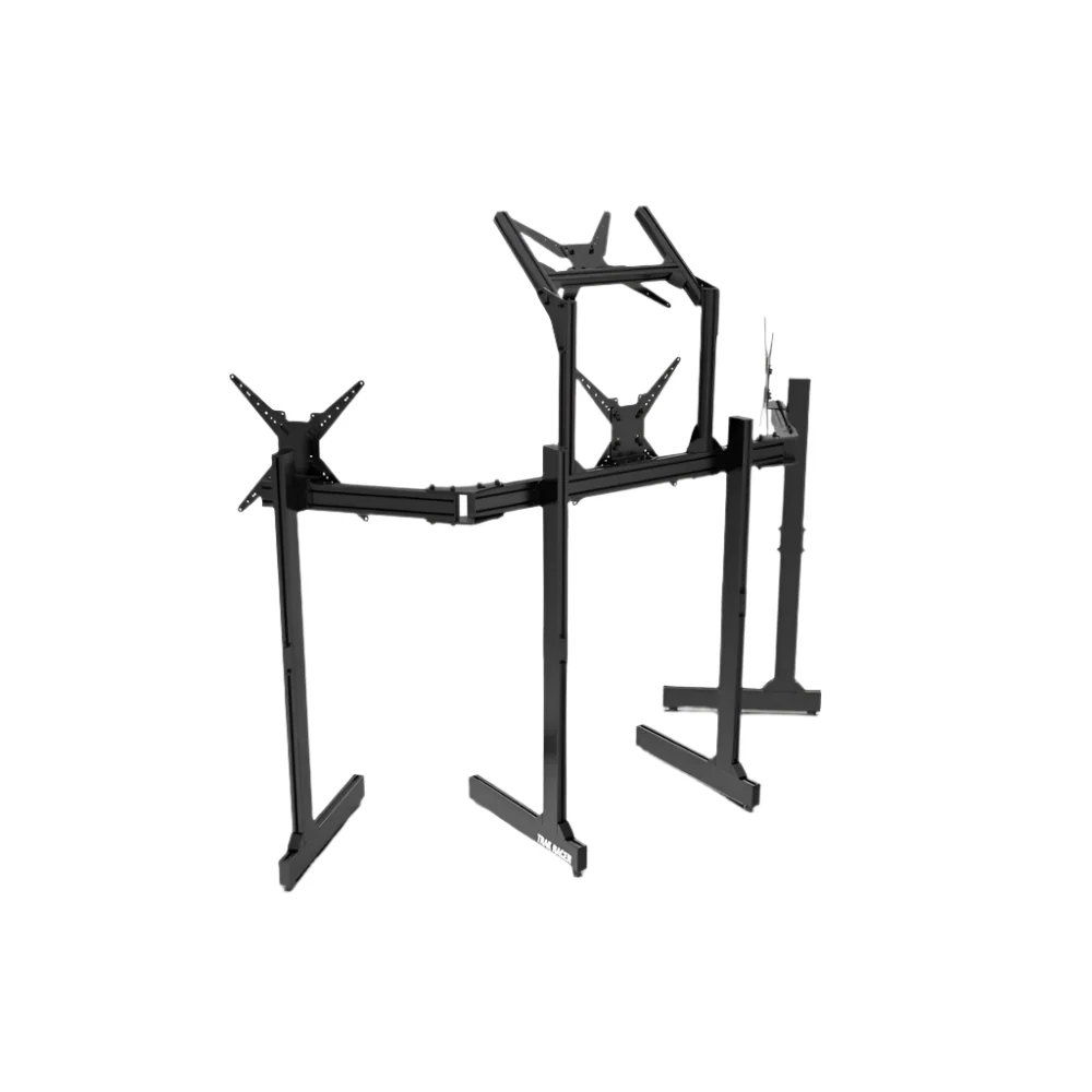 Trak Racer Freestanding Quad (4) Monitor Stand with Extra Leg Supports - Image 5