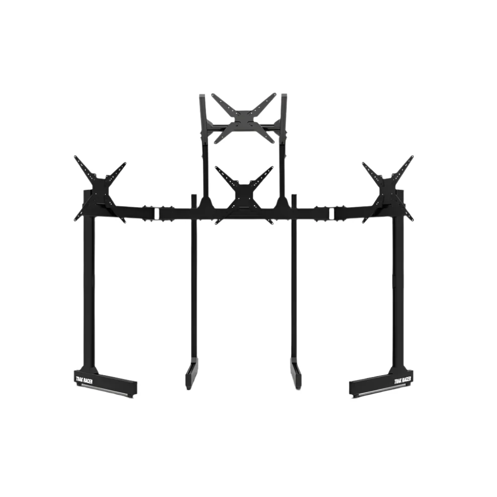 Trak Racer Freestanding Quad (4) Monitor Stand with Extra Leg Supports - Image 6