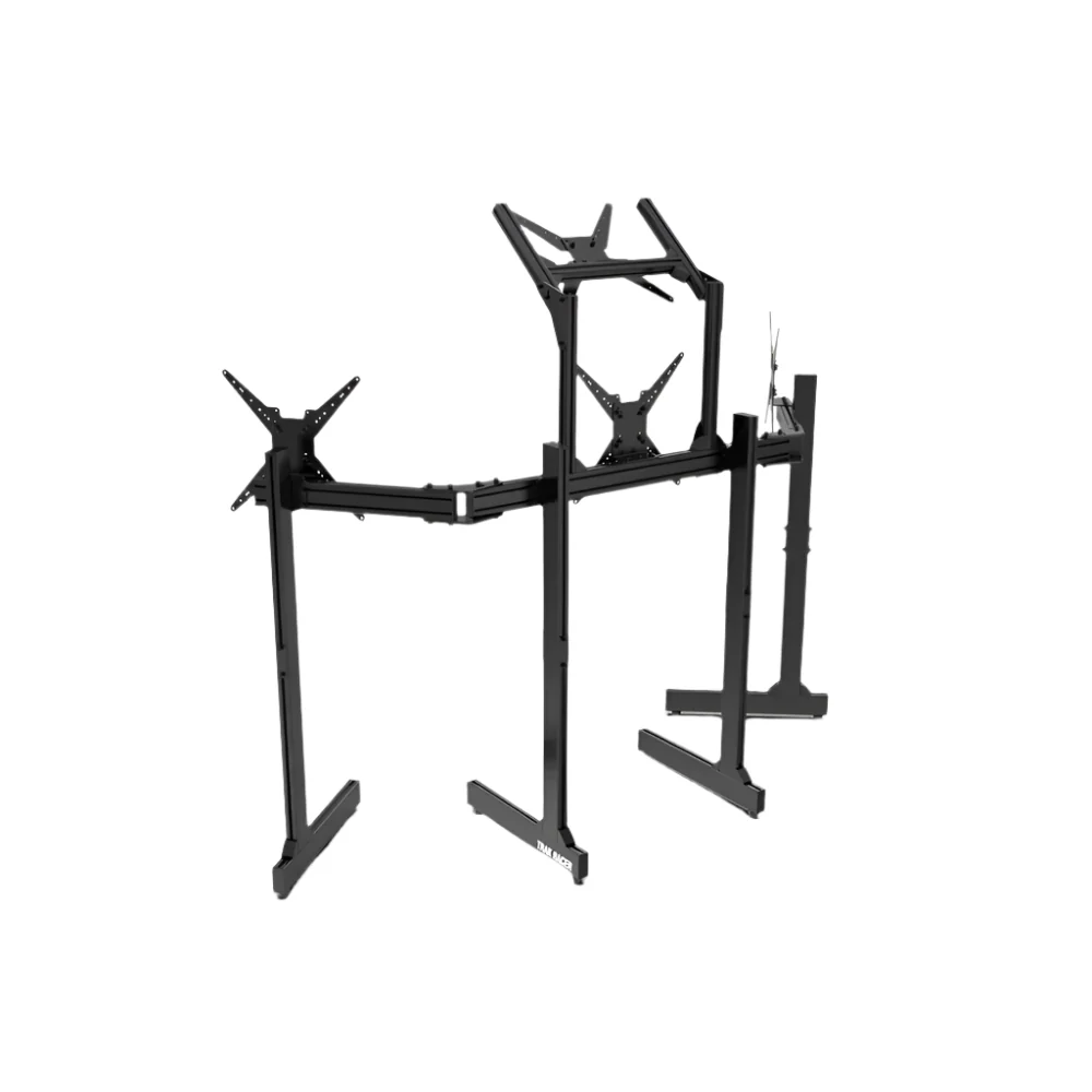 Trak Racer Freestanding Triple (3) Monitor Stand with Extra Leg Supports - Image 4