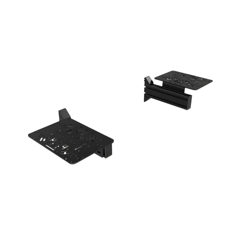 Trak Racer Flight Sim Control Mounts with 2 Side Supports for all Aluminum Cockpits