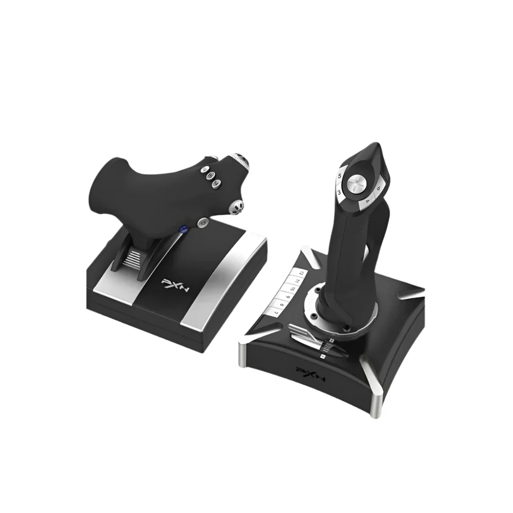 PXN-2119 PRO Black Wired Flight Stick for PC, Xbox One and PS4 - Image 2