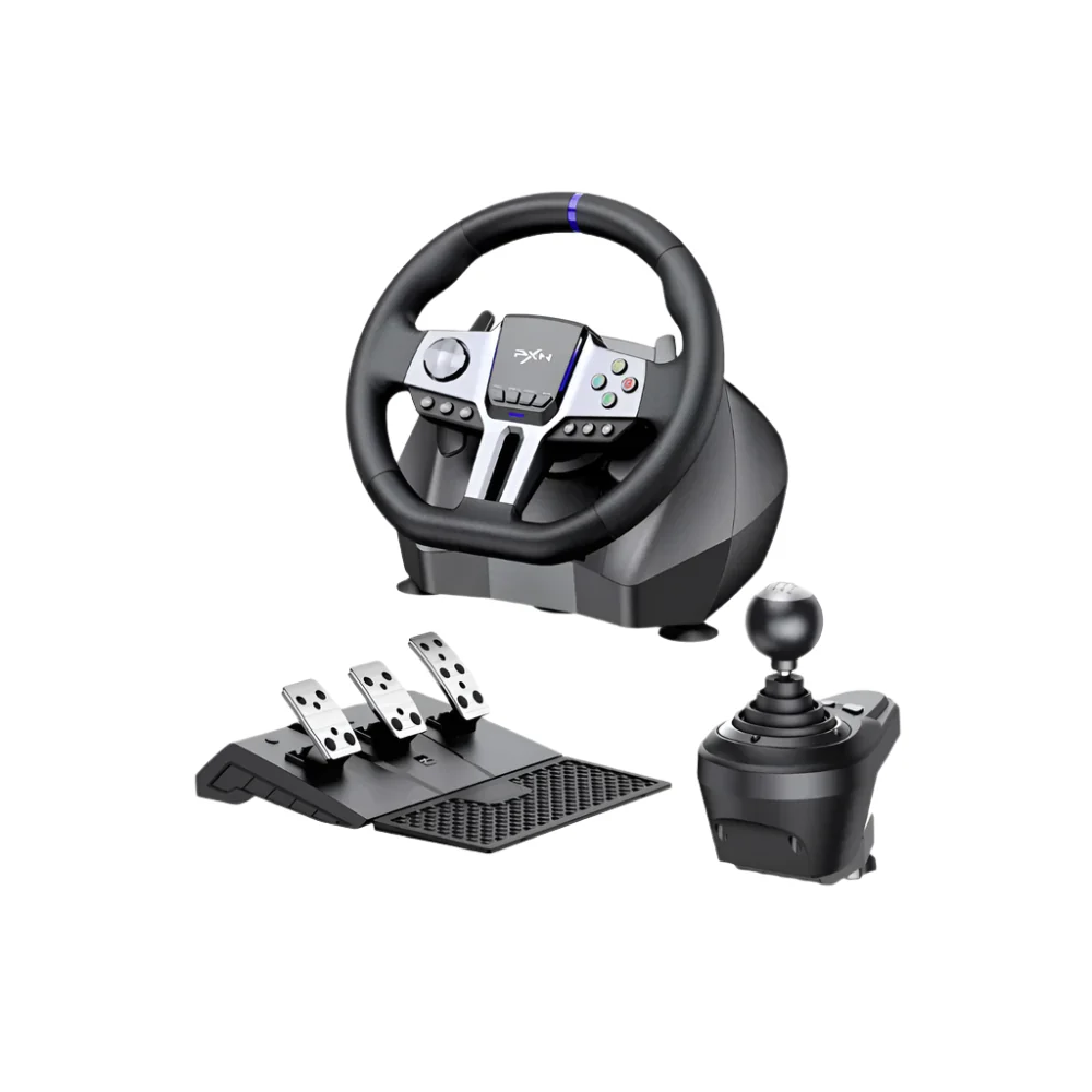 PXN V9 GEN2 Racing Wheel for Xbox PC PS4 Switch - 270/900 Wheel Pedals Shifter