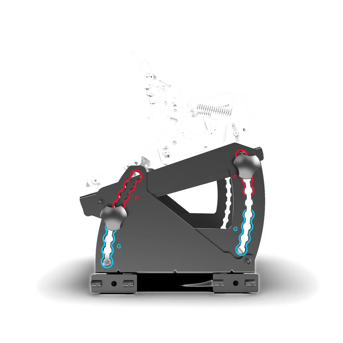 Trak Racer Tool-Free Formula & GT Hybrid Pedal Mount - Image 5