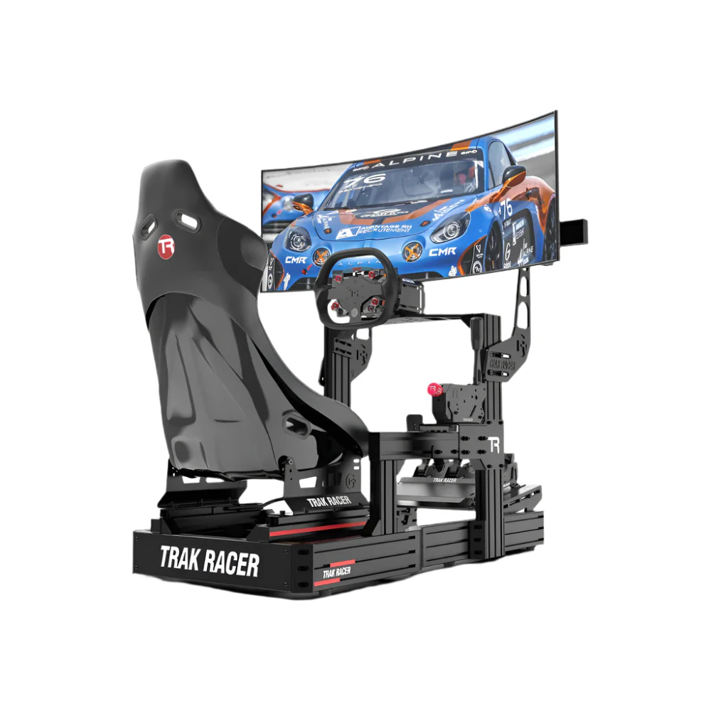 Trak Racer Large Cockpit-Mounted Single Monitor Stand - 1500mm / 59" Wide
