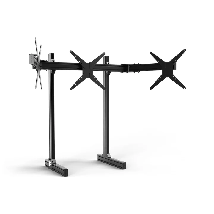 Trak Racer Large Freestanding Triple Monitor Stand - 1500mm / 59" Wide