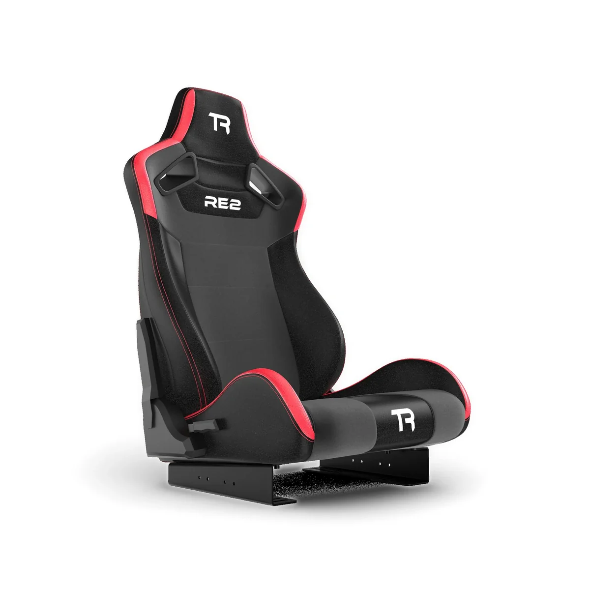 Trak Racer RE2 Recliner Sim Racing Seat | Black & Red Alcantara - Image 10