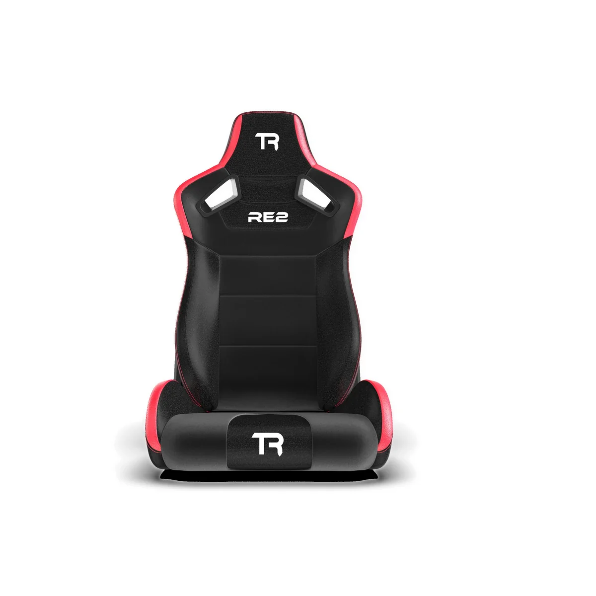Trak Racer RE2 Recliner Sim Racing Seat | Black & Red Alcantara - Image 2