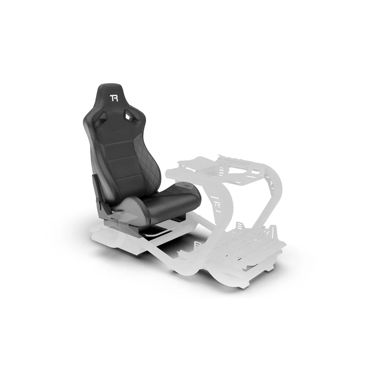 Trak Racer RE2 Recliner Sim Racing Seat | Premium Diamond-Stitched Leather-Style Finish - Image 10