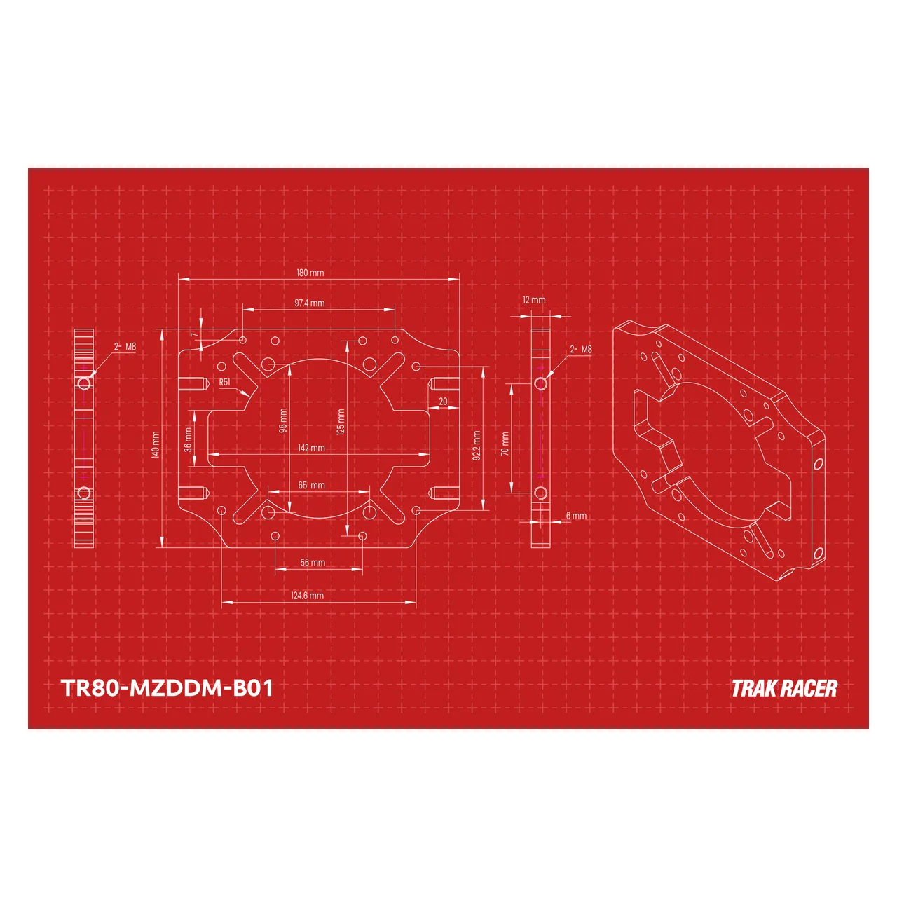 Trak Racer TR One Front Mount for MOZA Wheelbases - Image 4