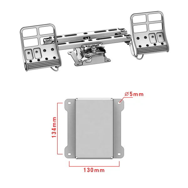 Virpil R1-LEGEND Rudder Pedals - Image 6