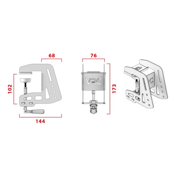 Virpil VPC Desk Mount V3 - Mini - Image 4