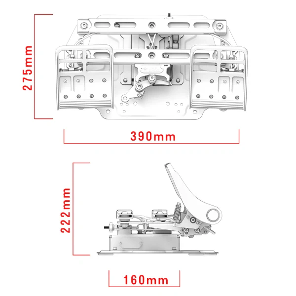 Virpil R1-FALCON Rudder Pedals - Image 6