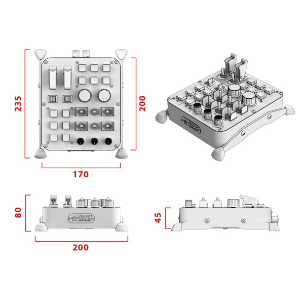 Virpil VPC Universal Control Panel - #1 | General Purpose Flight Controls - Image 5